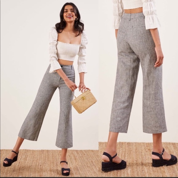 Reformation Tahiti Linen Pants - Picture 1 of 6